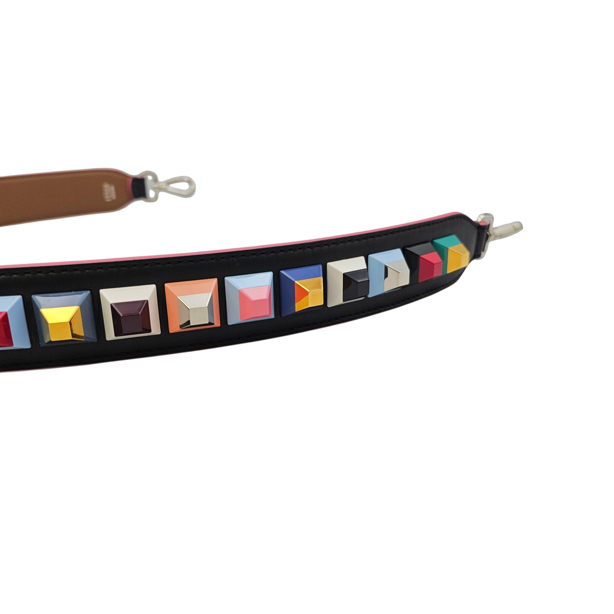 Plexiglas Studs Strap You  Multi-colour Bag Accessory Enamel hardware