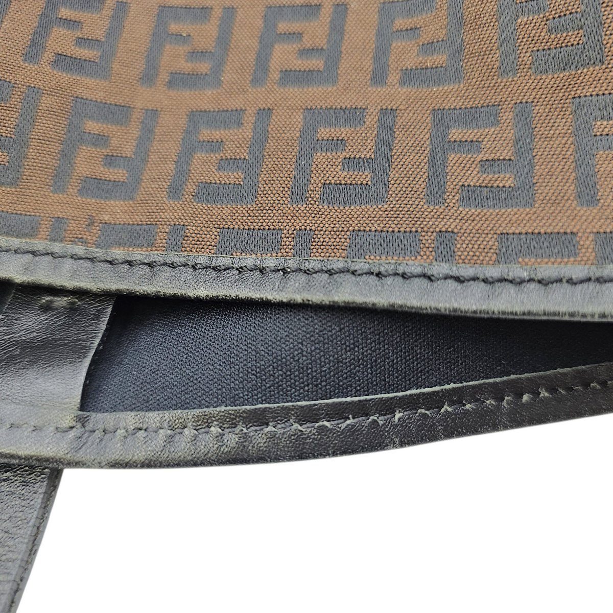 Zucca Brown Tote Bag in Jacquard