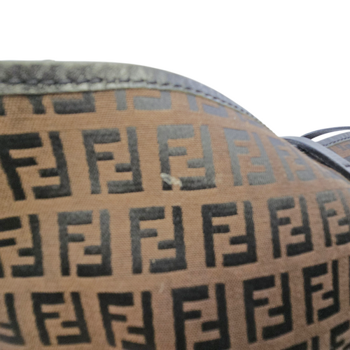 Zucca Brown Tote Bag in Jacquard