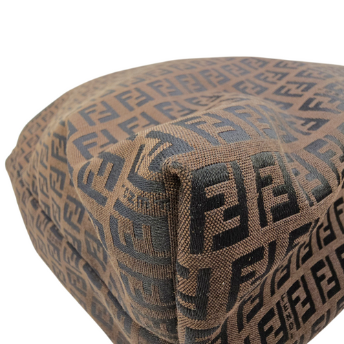 Zucca Brown Tote Bag in Jacquard