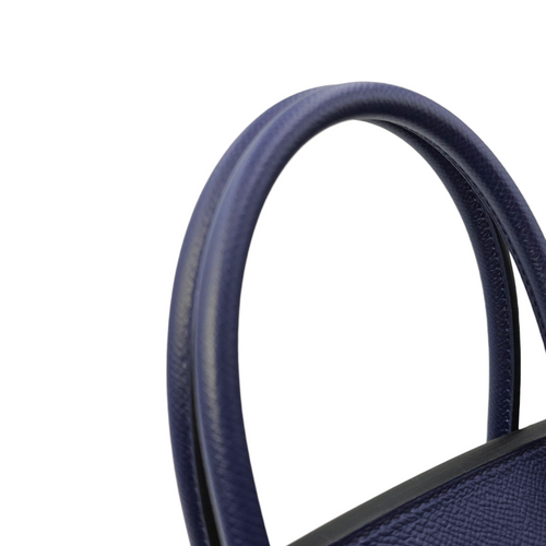 Birkin 30 Bleu Saphir in Epsom Gold hardware