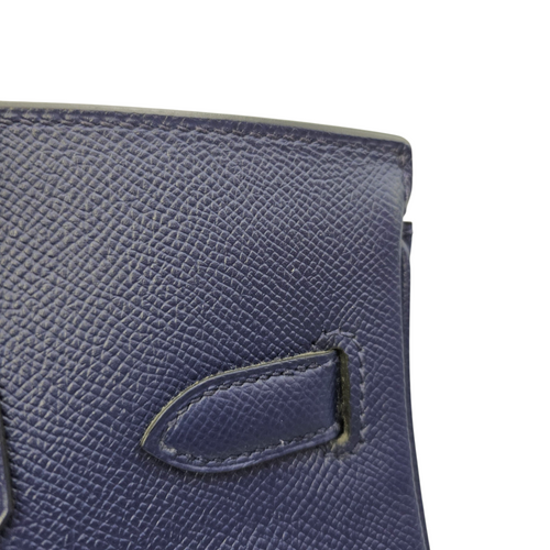 Birkin 30 Bleu Saphir in Epsom Gold hardware