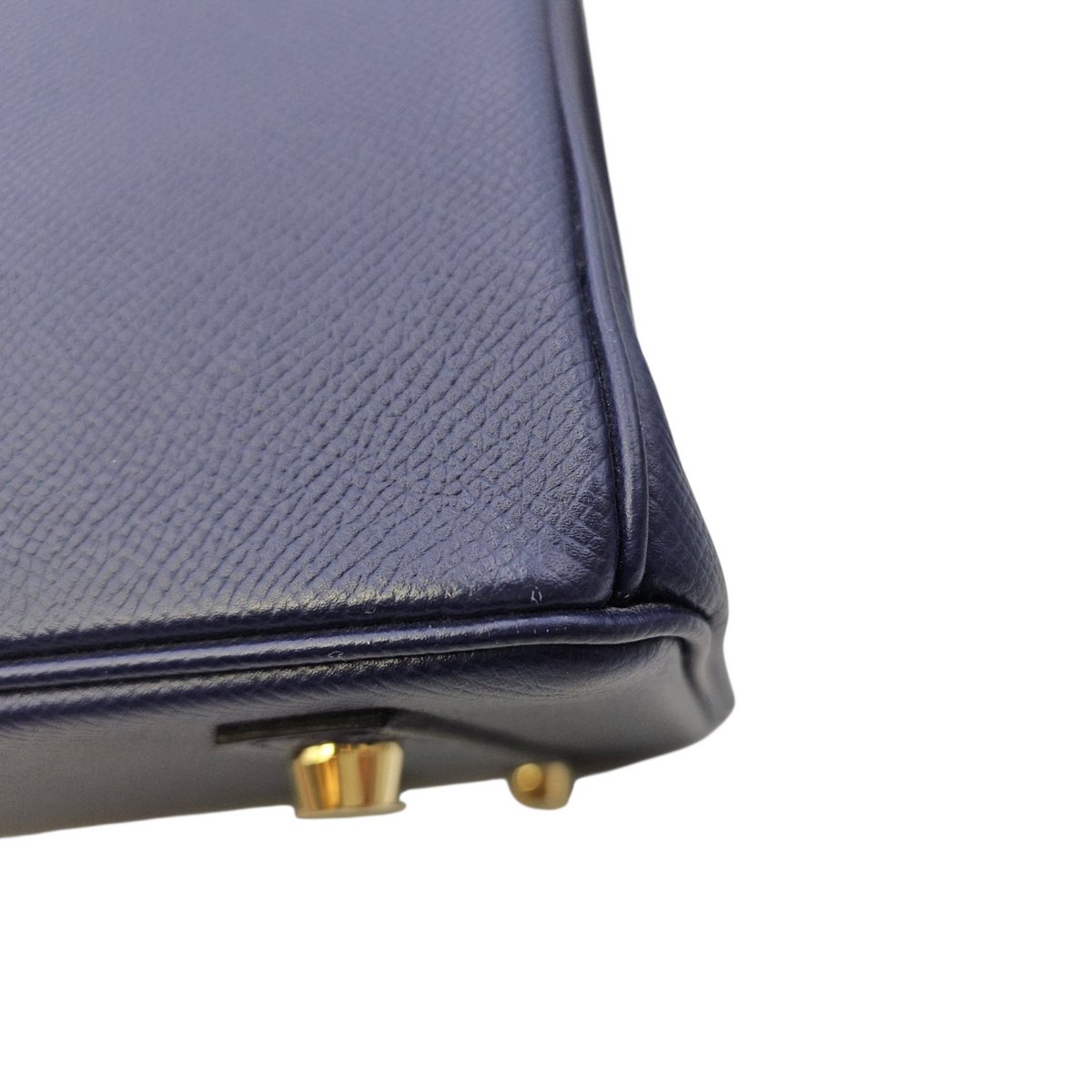 Birkin 30 Bleu Saphir in Epsom Gold hardware