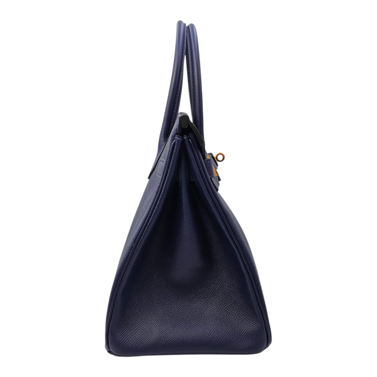 Birkin 30 Bleu Saphir in Epsom Gold hardware