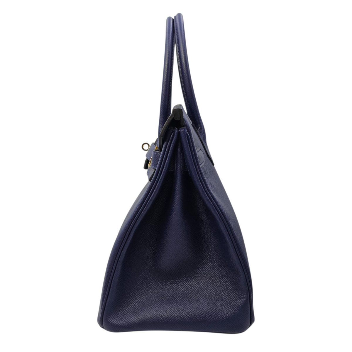 Birkin 30 Bleu Saphir in Epsom Gold hardware