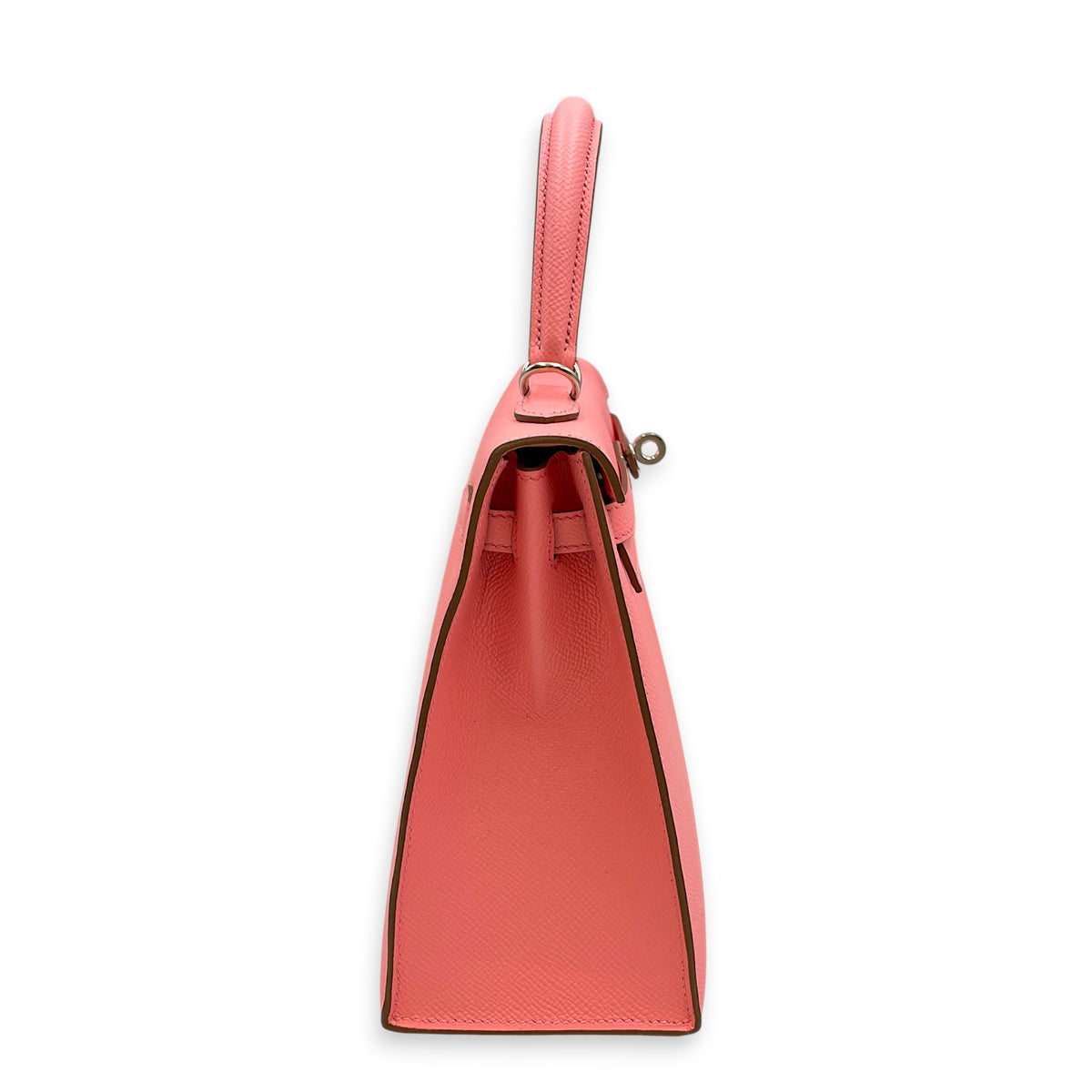 Sellier Kelly 25 Rose Confetti in Epsom Palladium hardware