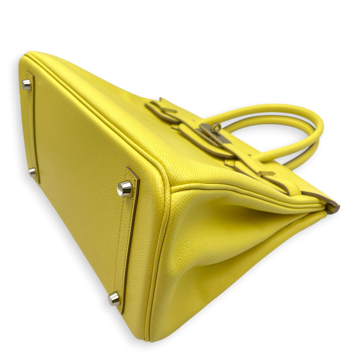Birkin 30 Soufre in Epsom Palladium hardware