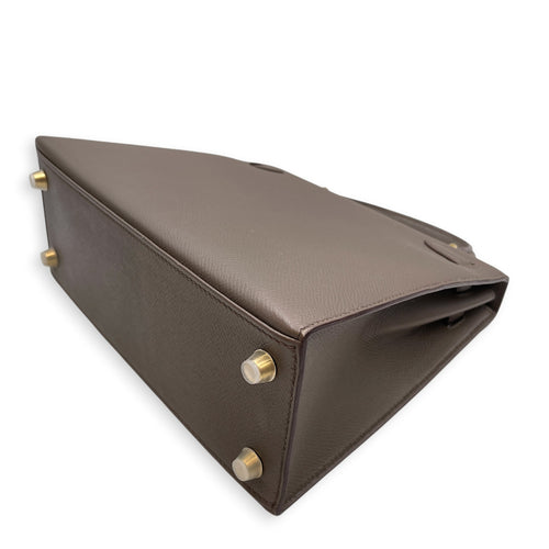 Sellier Kelly 25 Etain in Epsom Gold hardware