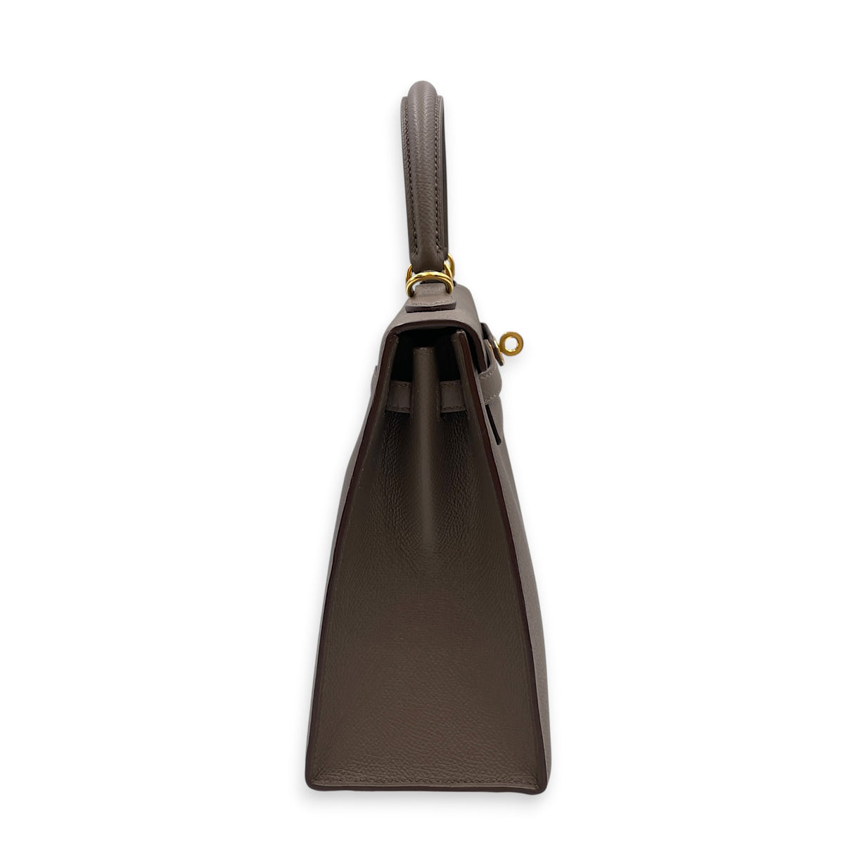 Sellier Kelly 25 Etain in Epsom Gold hardware