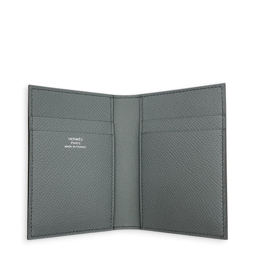 MC2 Euclide card holder Vert Amande Card Holder in Epsom