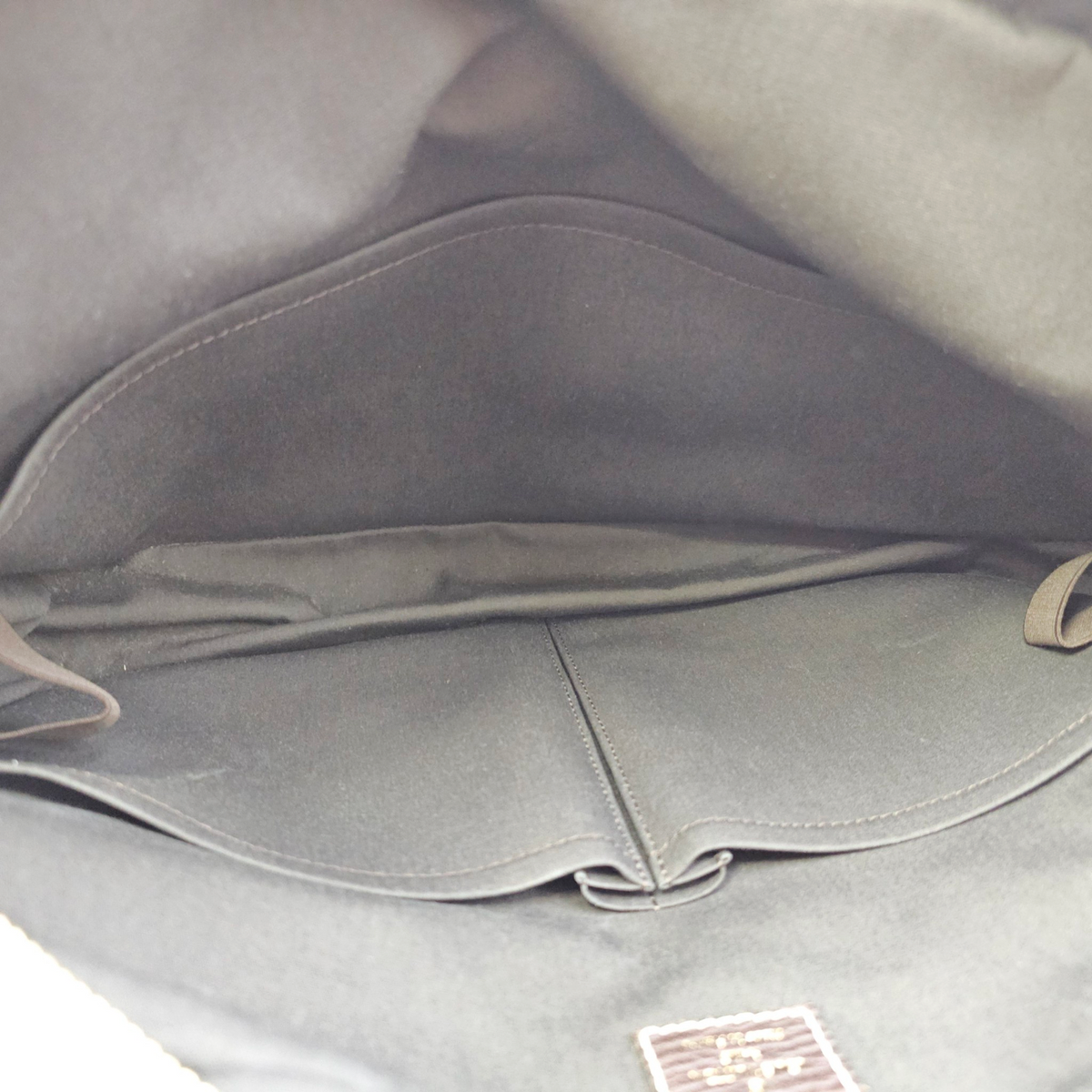 Lin Sac A Langer  Mini Brown Duffle Bag in Canvas Gold hardware