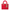 Lady Dior Red Top Handle Bag in Lambskin Light Gold hardware