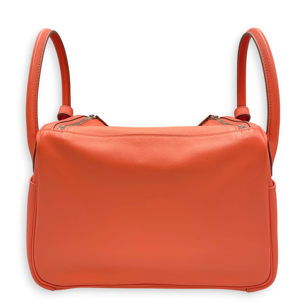 Lindy 30 Flamingo in Evercolor Palladium hardware