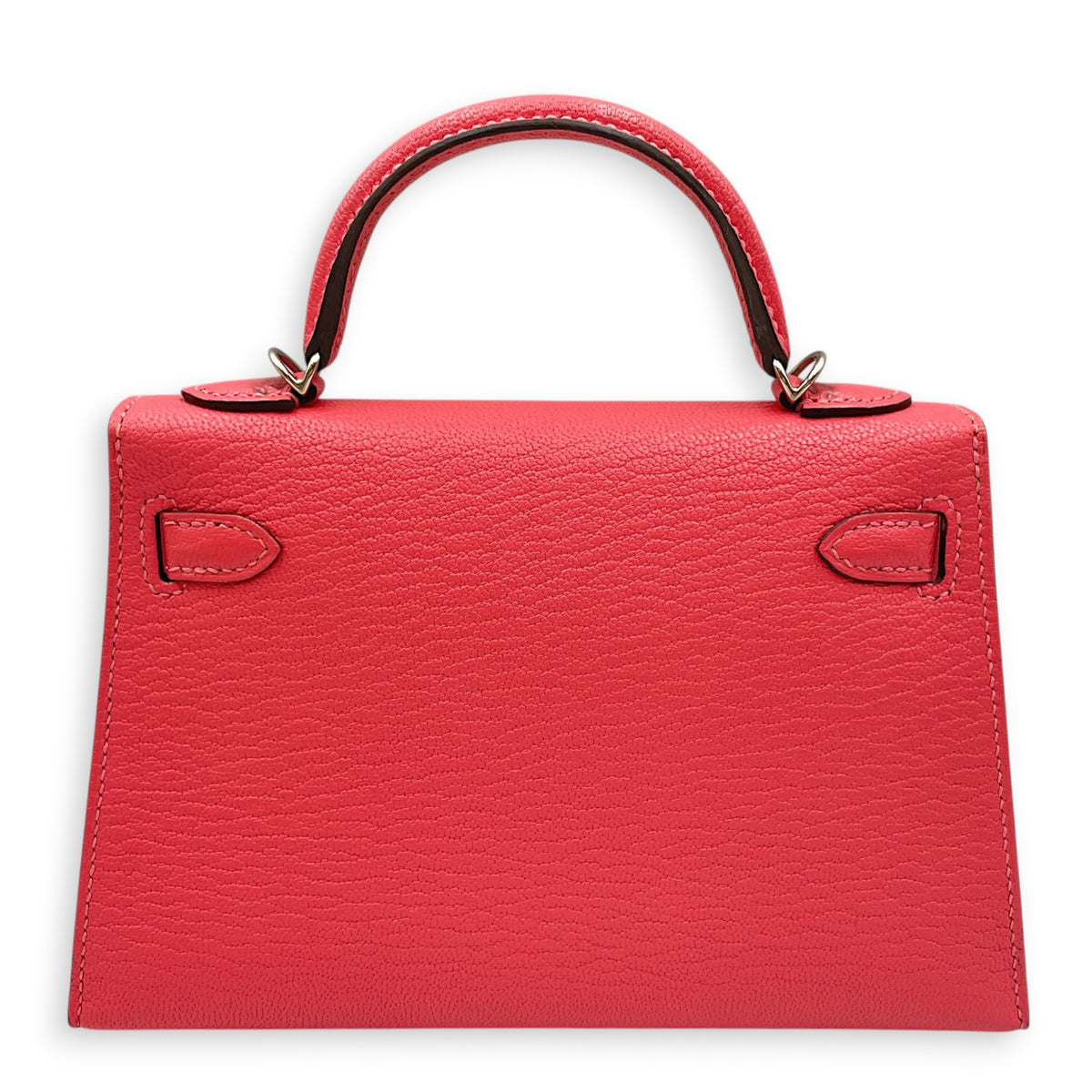 Sellier Kelly Mini Rose lipstick in Chevre Mysore Palladium hardware