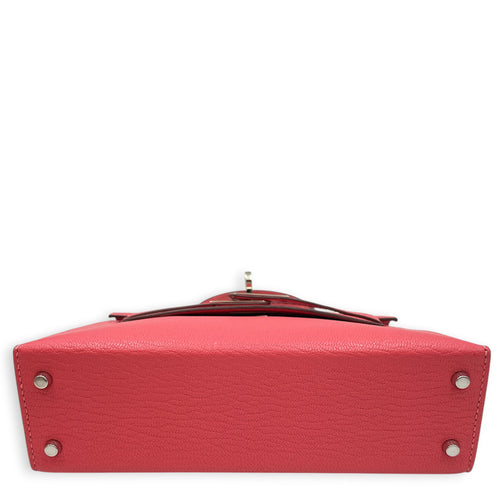 Sellier Kelly Mini Rose lipstick in Chevre Mysore Palladium hardware