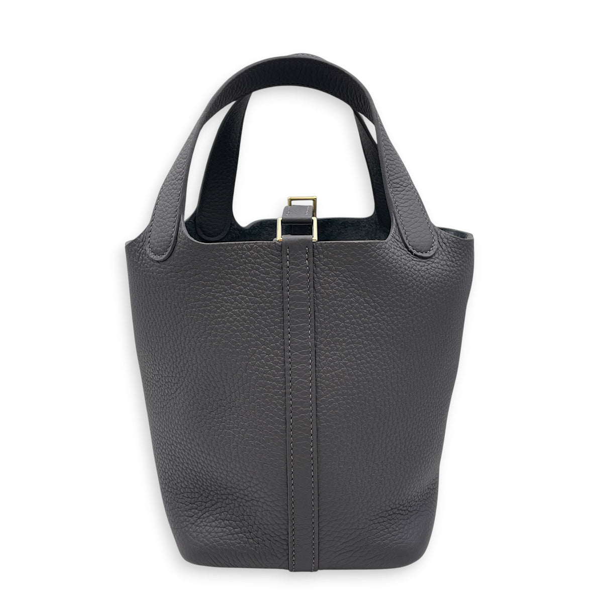 Picotin 18 Ardoise in Clemence Permabrass hardware