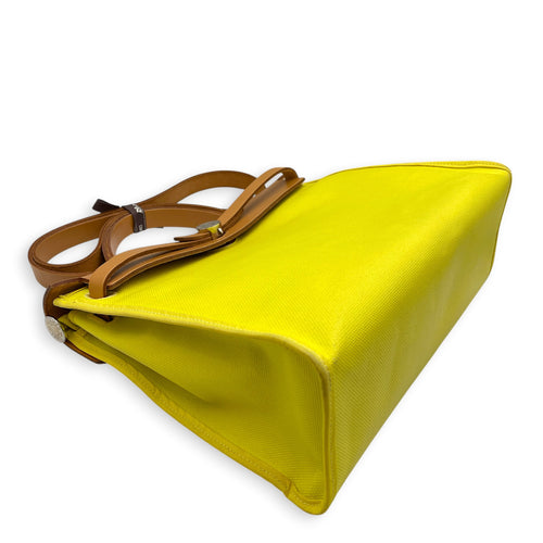 Herbag 31 Lime/Ecru-Beige/Naturel Sable in Toile H Berline/Vache Hunter Palladium hardware