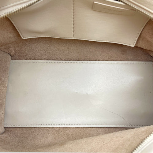 Cabas Chyc  Beige Top Handle Bag in Calfskin Gold hardware