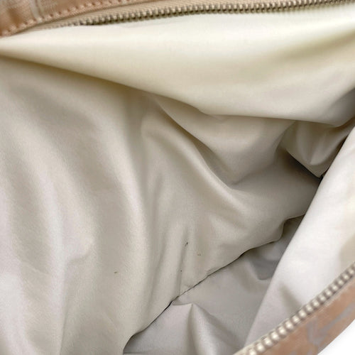 Travel Line  43 Beige Tote Bag in Jacquard Silver hardware