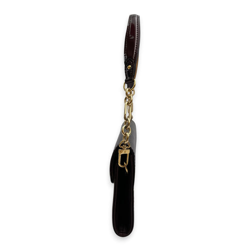 Amarante Sunset Monogram Boulevard  Amarante Clutch in Monogram Vernis Leather Gold hardware