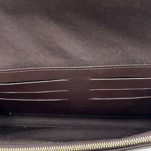 Amarante Sunset Monogram Boulevard  Amarante Clutch in Monogram Vernis Leather Gold hardware