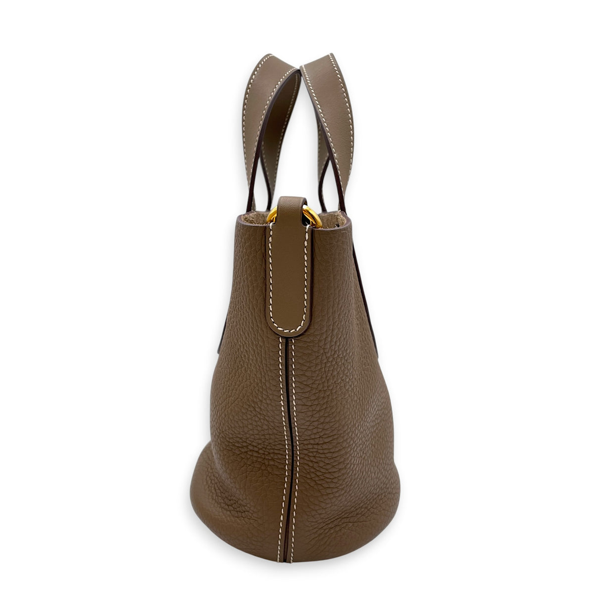 In The Loop  18 Etoupe in Clemence Gold hardware