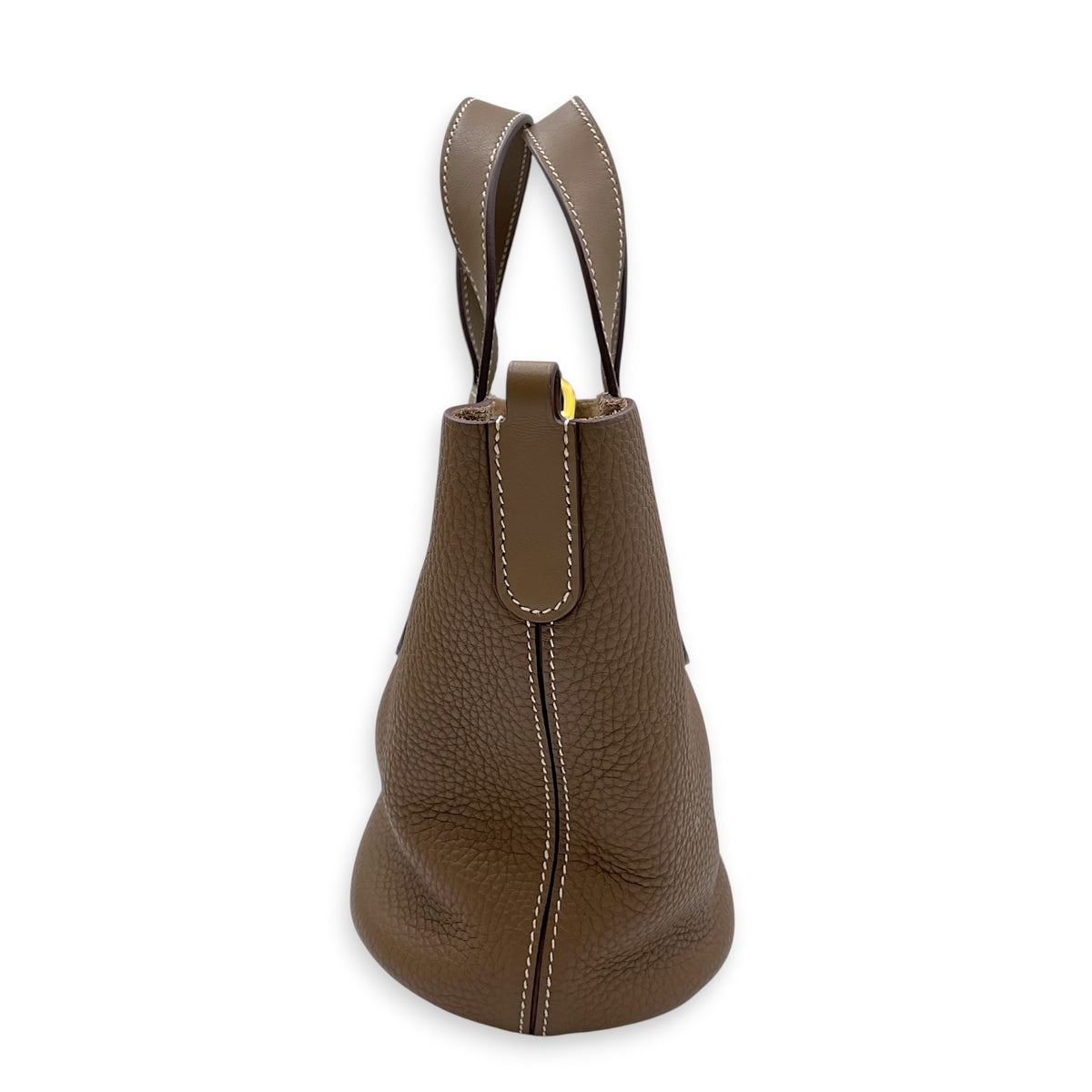 In The Loop  18 Etoupe in Clemence Gold hardware