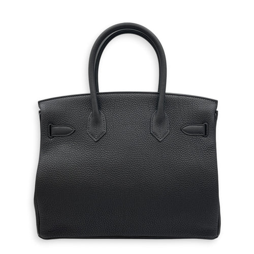 Birkin 30 Noir in Togo Gold hardware