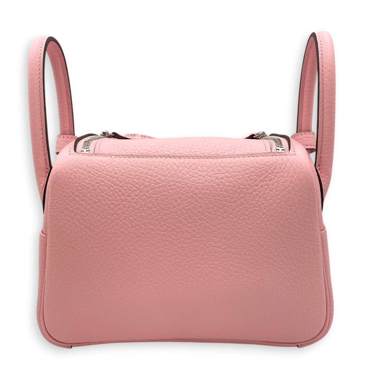 Lindy II Mini Rose Sakura in Clemence Palladium hardware