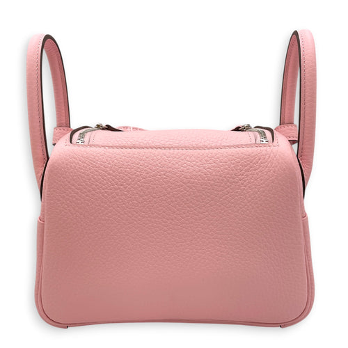 Lindy II Mini Rose Sakura in Clemence Palladium hardware