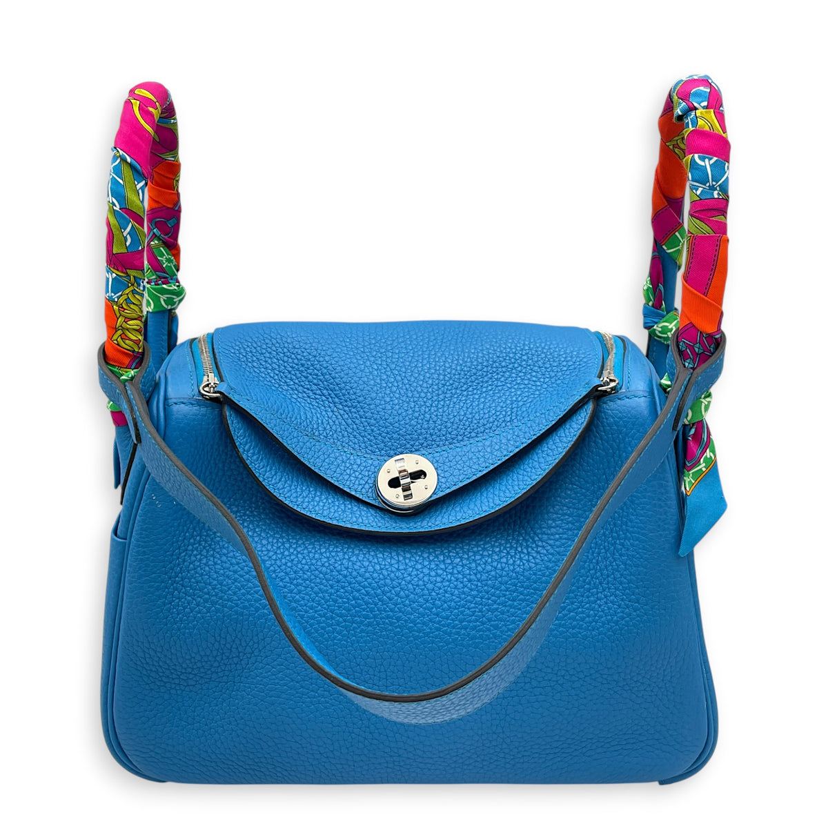 Lindy 26 Blue Zanzibar in Clemence Palladium hardware