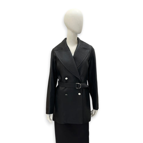 Double Breasted Jacket  Black Ready-To-Wear in Deer  Silver hardware