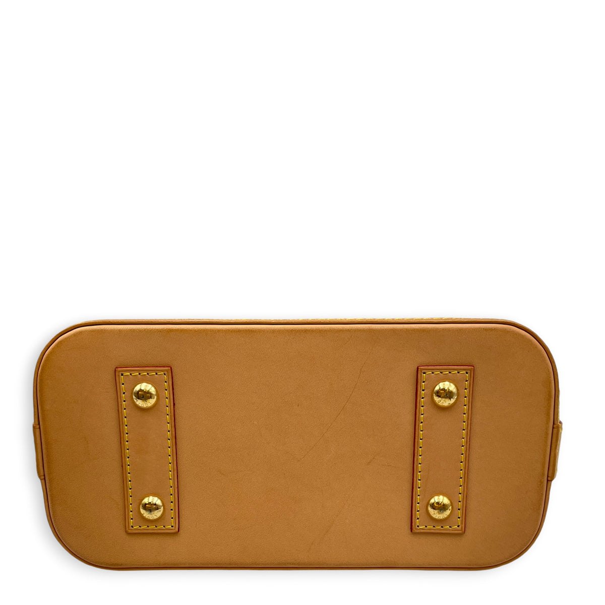 LV x Sun Yitian Zebra Alma BB Brown Top Handle Bag in Monogram Coated Canvas Gold hardware