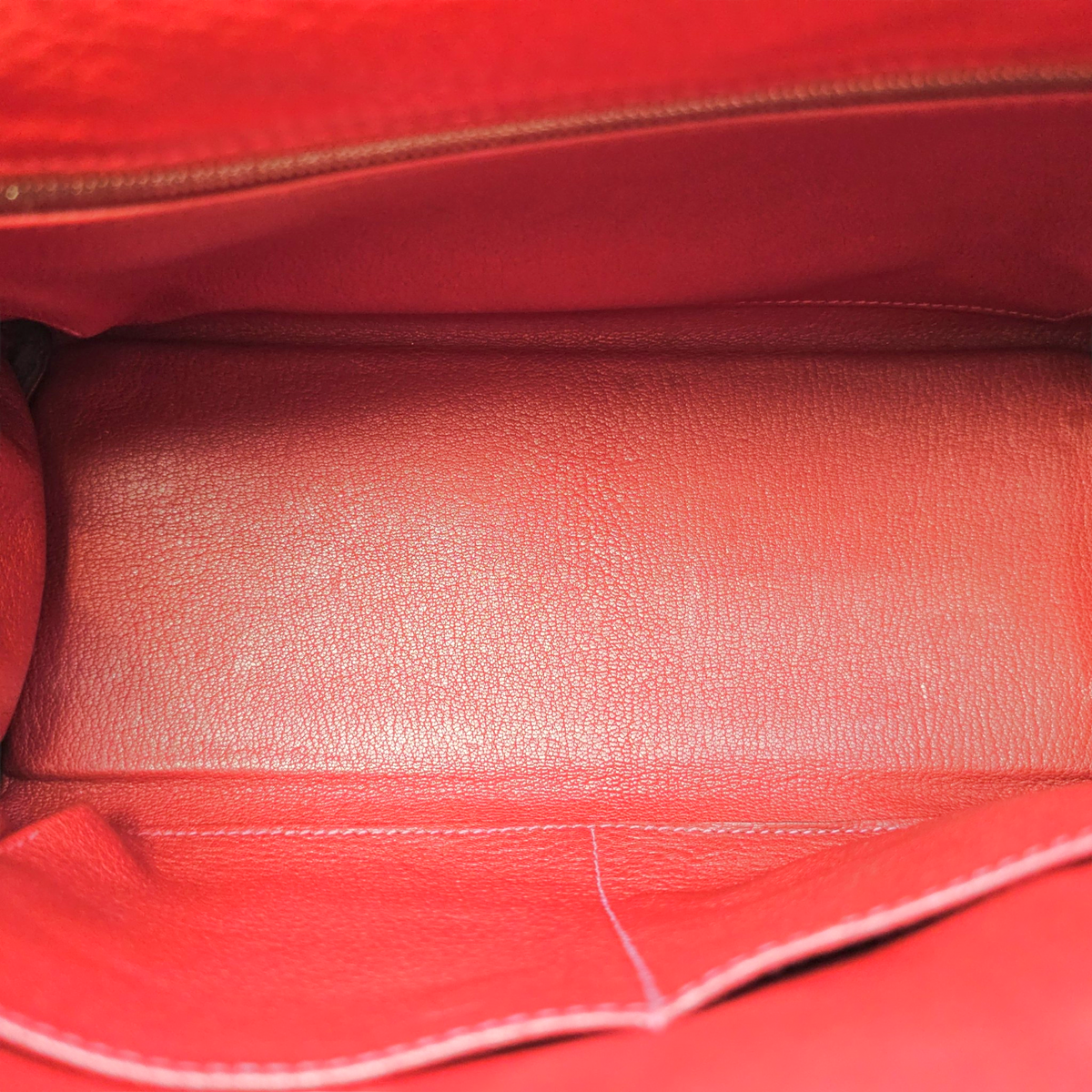 Kelly 28 Rouge Casaque in Clemence Palladium hardware