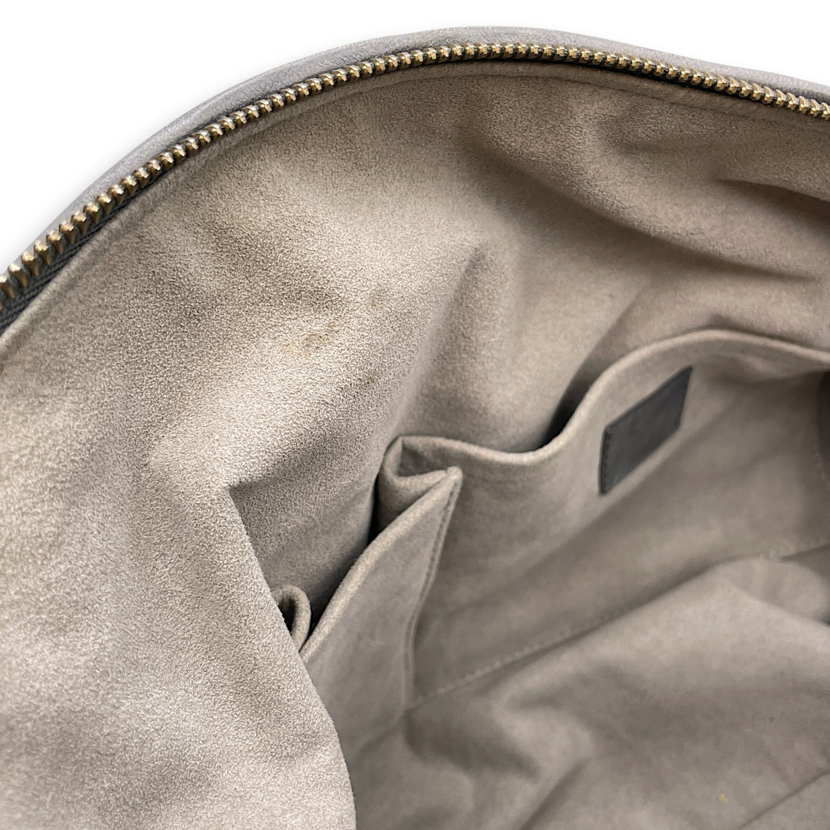 Olympe Nimbus  PM Grey Shoulder Bag in Lambskin Gold hardware