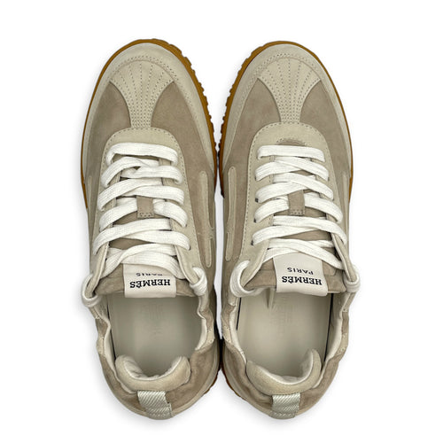 Jet Sneaker. Sz: 36.5 Beige Esquisse/Beige Glaise Sneakers in Suede Leather