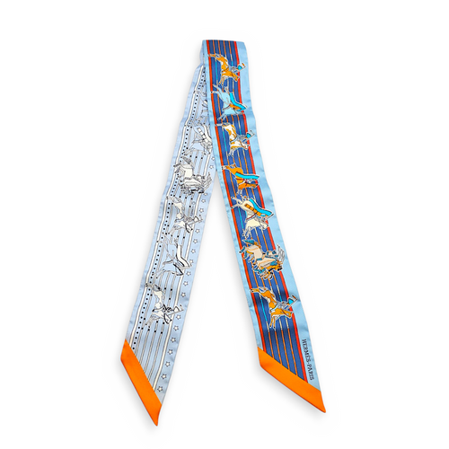 Pani La Shar Pawnee Blue/Orange Twilly (Pair)