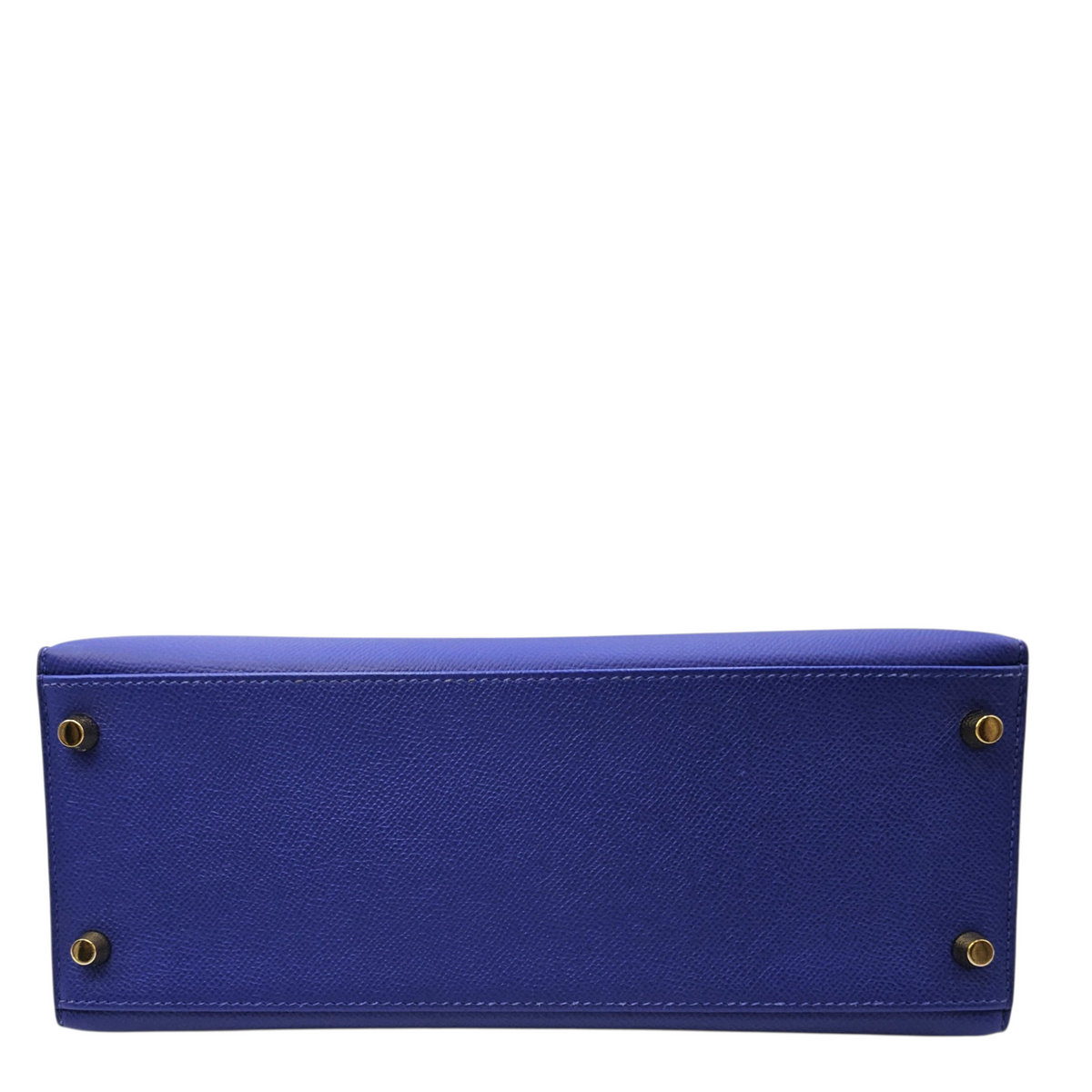 HSS Sellier Kelly  28 Blue Electric/Blue Indigo in Epsom Brushed Gold hardware