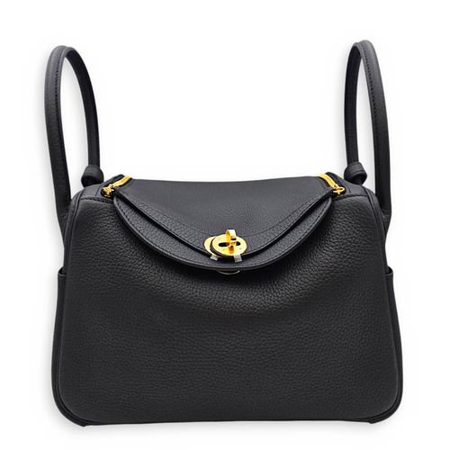 Lindy 26 Noir in Clemence Gold hardware