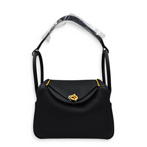Lindy 26 Noir in Clemence Gold hardware