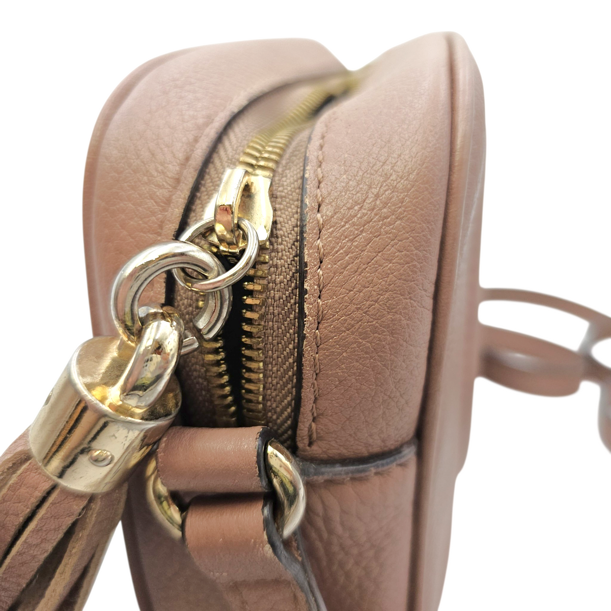 Soho Pink Crossbody Bag Light Gold hardware