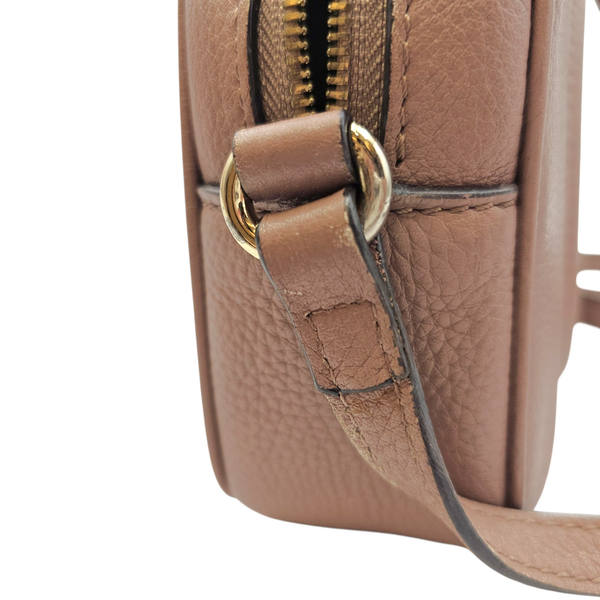Soho Pink Crossbody Bag Light Gold hardware
