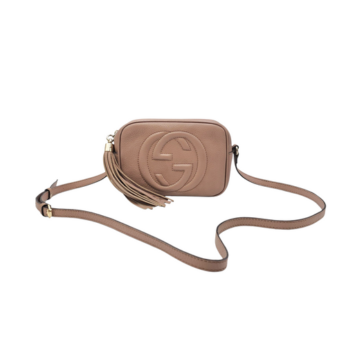 Soho Pink Crossbody Bag Light Gold hardware