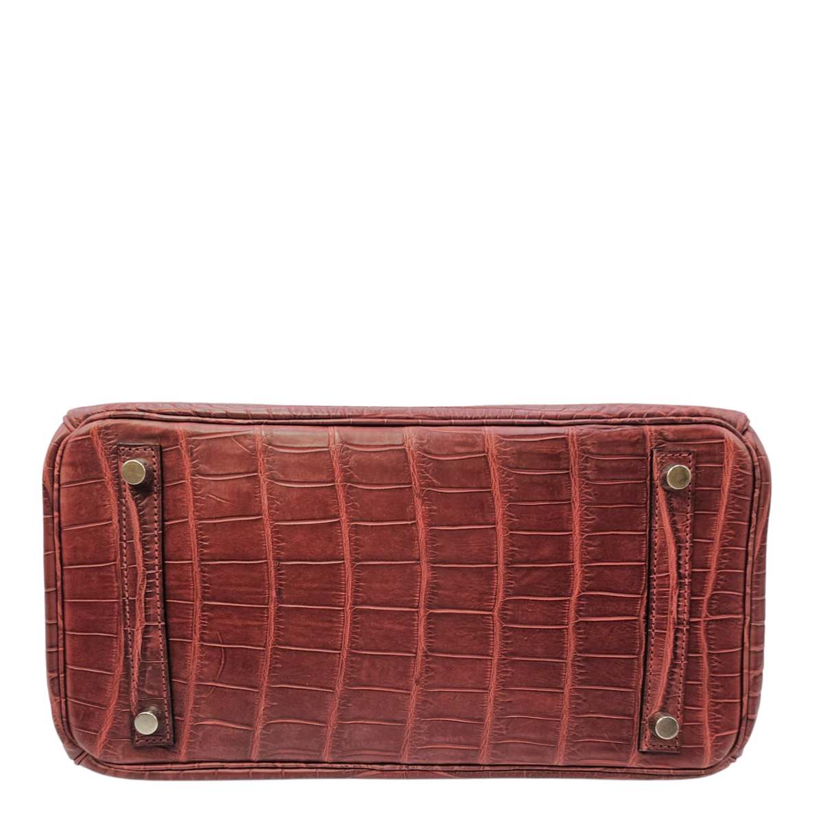 Birkin 30 Rouge H  in Matte Niloticus Palladium hardware