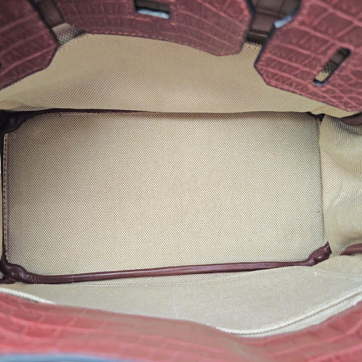 Birkin 30 Rouge H  in Matte Niloticus Palladium hardware