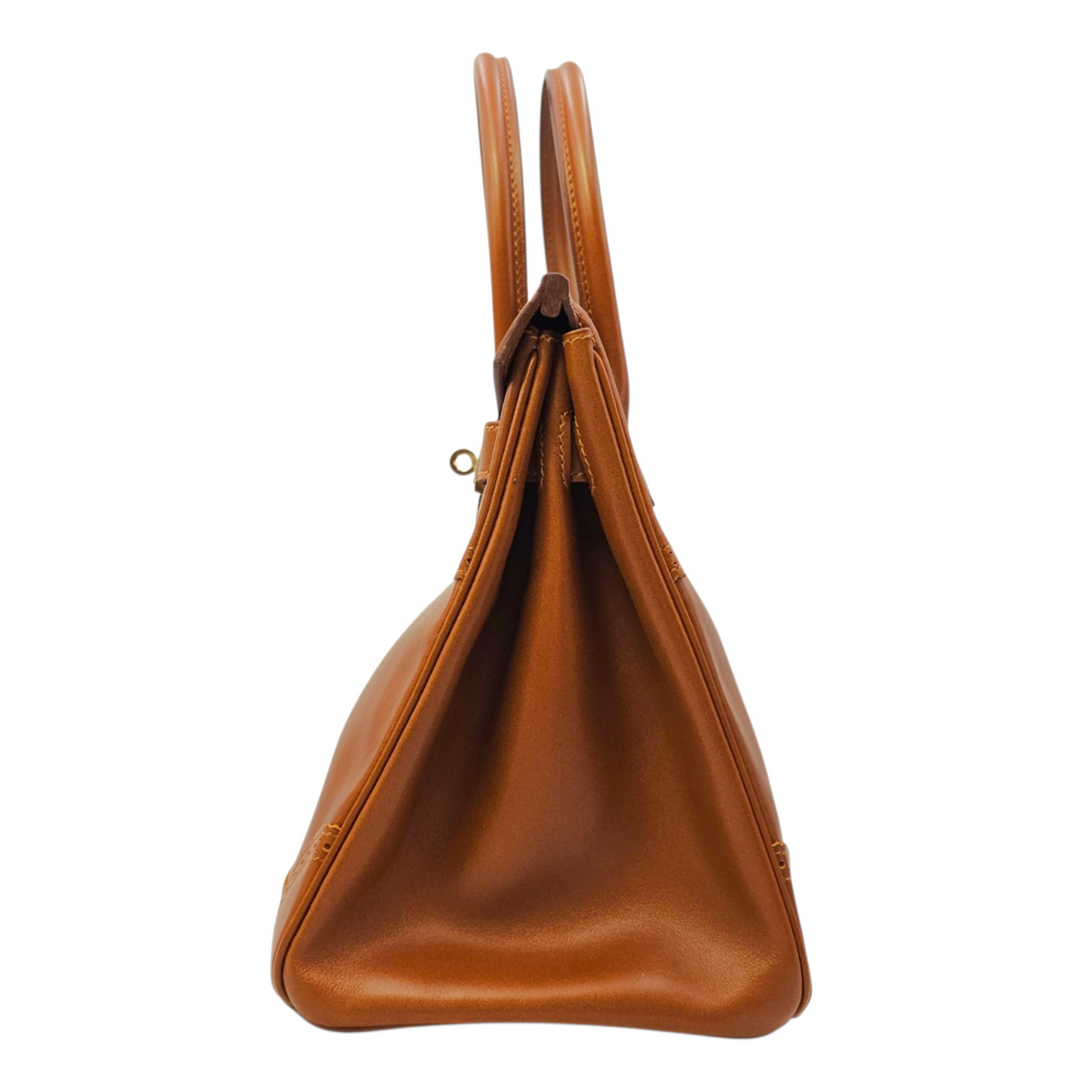 Ghillies Birkin  30 Fauve  in Tadelakt Permabrass hardware