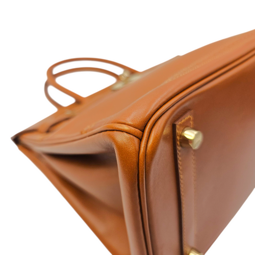 Ghillies Birkin  30 Fauve  in Tadelakt Permabrass hardware