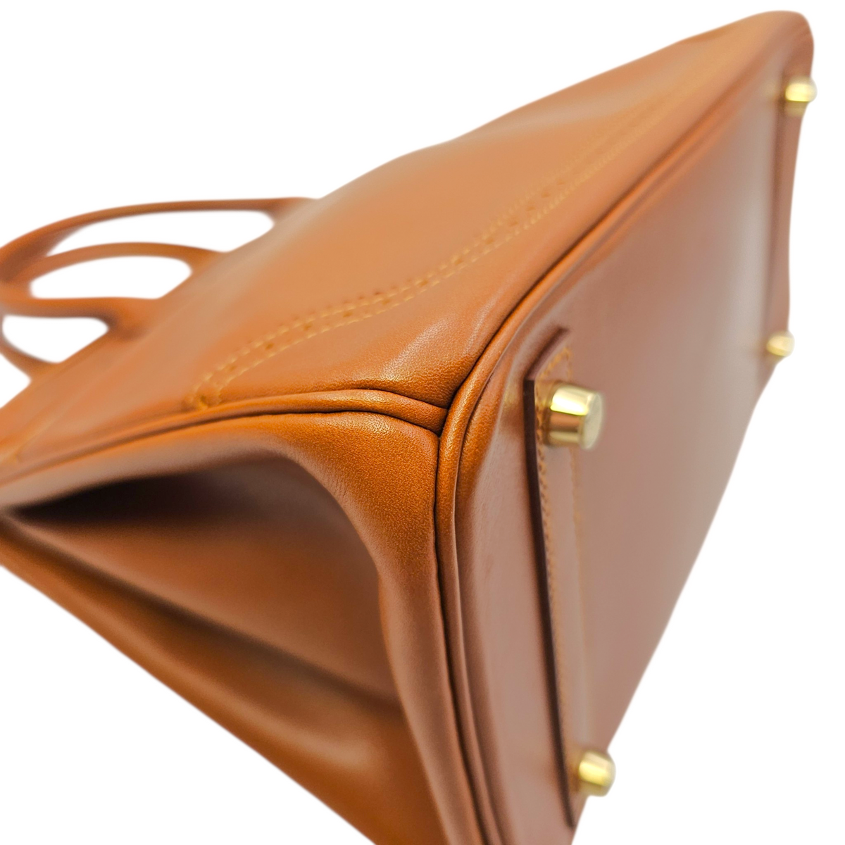 Ghillies Birkin  30 Fauve  in Tadelakt Permabrass hardware