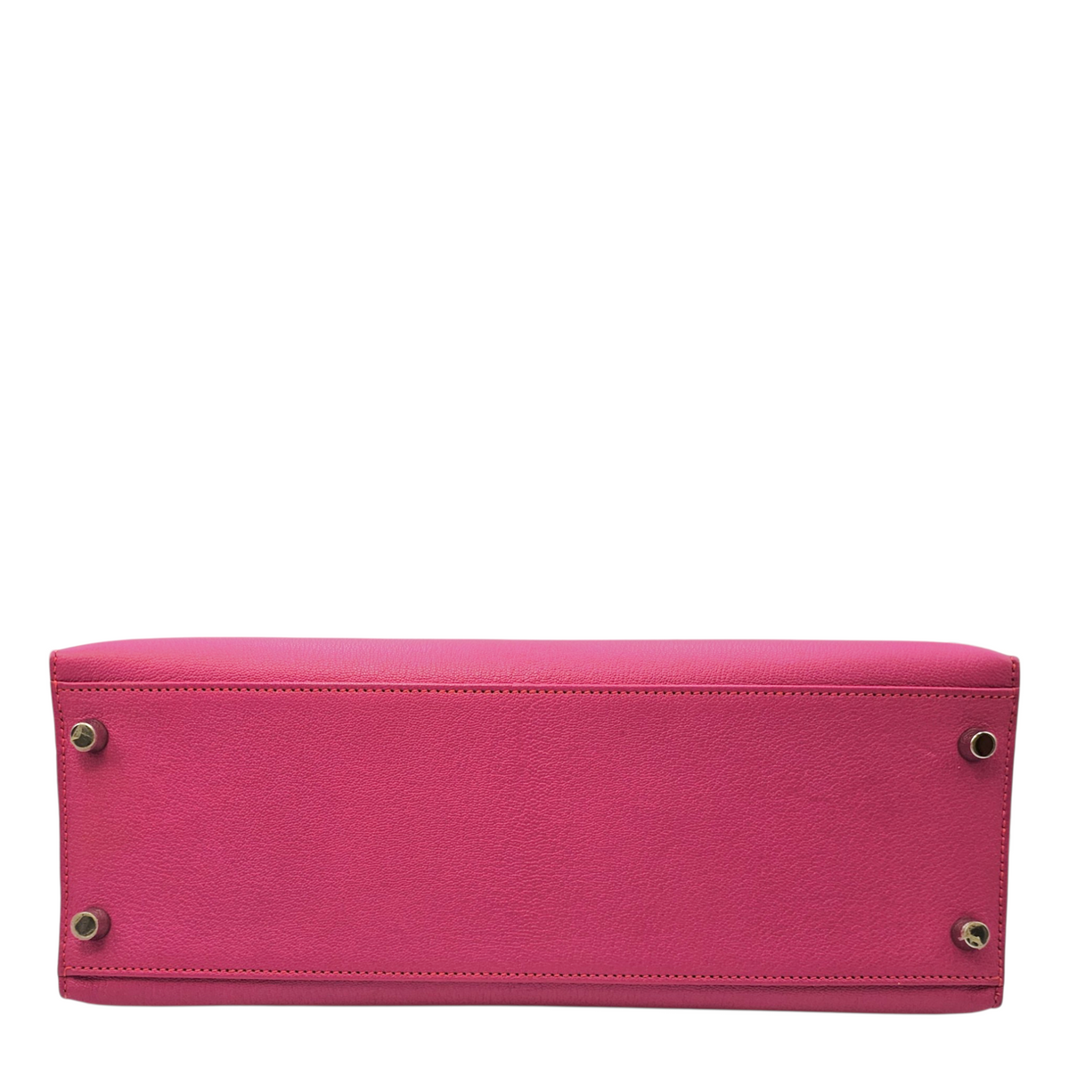 Sellier Kelly 32 Rose Shocking  in Chevre Mysore Palladium hardware