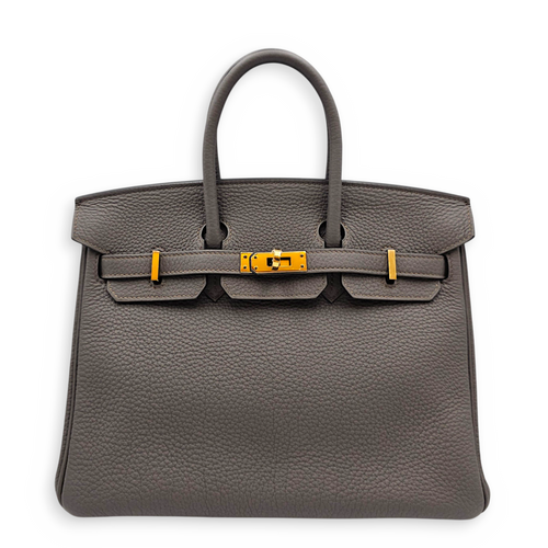 Birkin 25 Étain in Togo Gold hardware